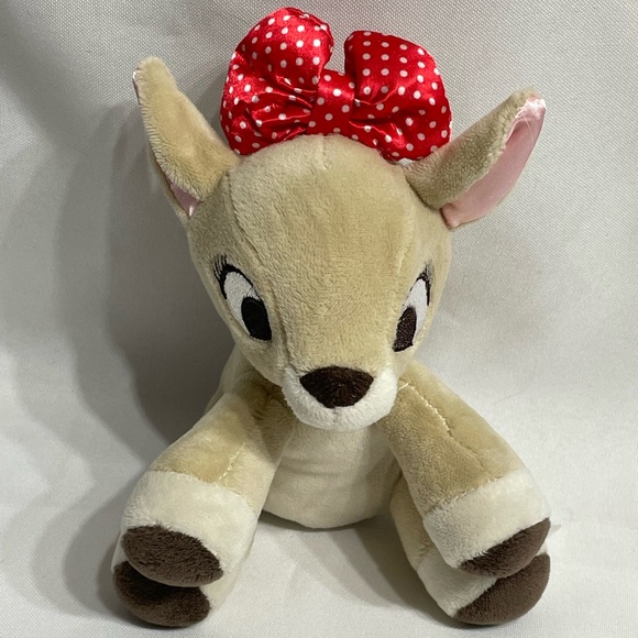 Rudolph the Red Nosed Reindeer Clarice plush baby rattler stuffed animal Christm - Picture 1 of 6